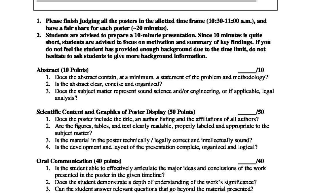 Student Poster Competition Judging Sheet_2019_FLAWMA_FINAL
